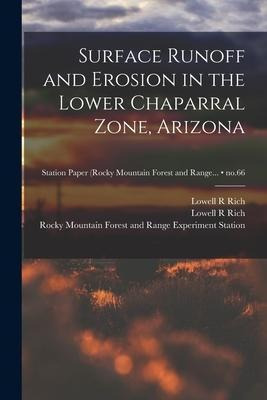 Libro Surface Runoff And Erosion In The Lower Chaparral Z...