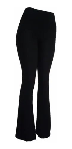 Calça flare cheap texturizada