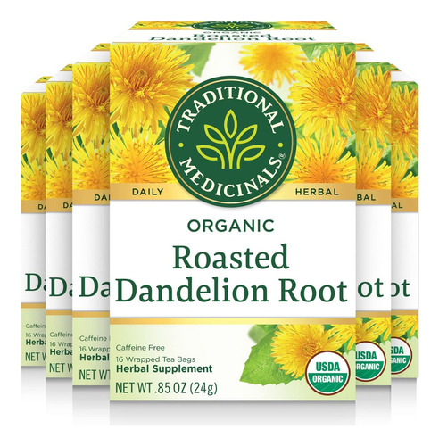 Traditional Medicinals Organic Roasted Dandelion Root Herbal