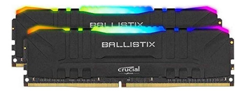 Memória RAM Ballistix color black  16GB 2 Crucial BL2K8G32C16U4BL