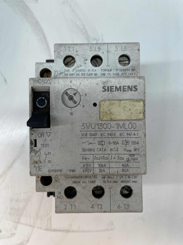 Break Siemens 3vu1300-1mg00
