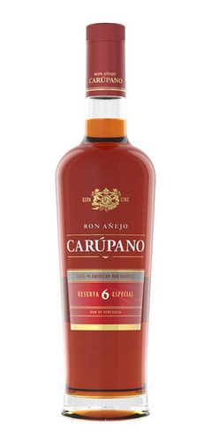 Imagen 1 de 3 de Carupano Reserva Especial 6 Años Ron Añejo 0,75l 40° Lf