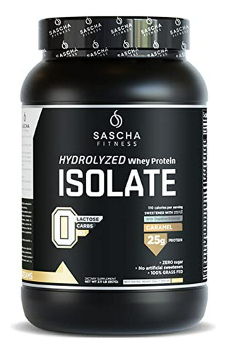 Whey Protein Isolate 100% Grass-fed (caramel)...