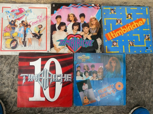 Timbiriche Colección De Discos Acetato Lp Envío Gratis Lote (Usado)