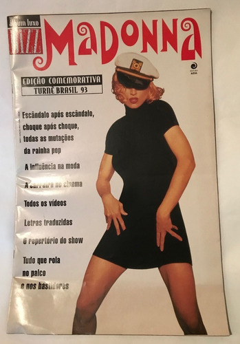 Revista Bizz.madonna.número Especial.tour Girlie Show.import