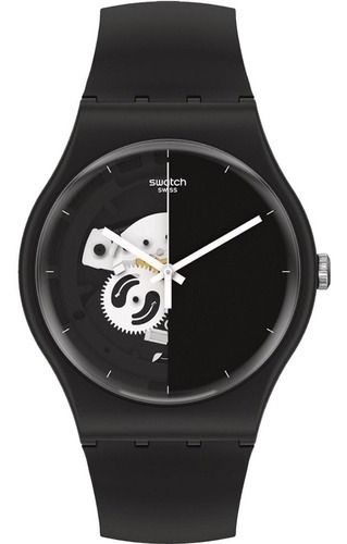 Reloj Swatch Bioceramic Live Time Black So32b107
