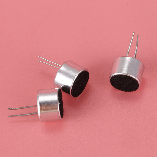 Condensador De Electreto Con Cápsula De Micrófono De 2 Pines