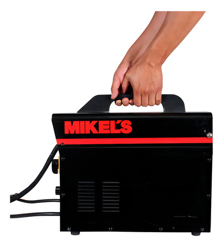 Soldadora inverter Mikel's SOlMIG-130 color negro 127V
