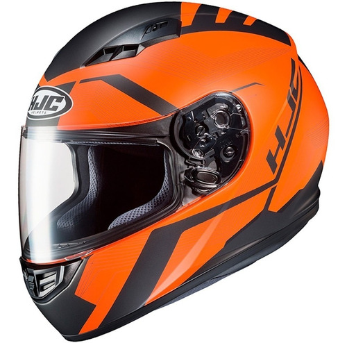 Hjc Casco Moto Cs-15 Faren Mc7 Mate Naranja Fluo