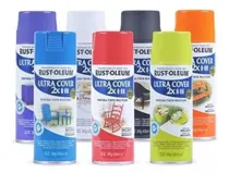 Comprar Pintura en aerosol aerosol Rust-Oleum Ultra Cover color azul spa brillante