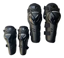Comprar Kit Joelheira e Cotoveleira Polisport Devil Cor Preto Tamanho Único