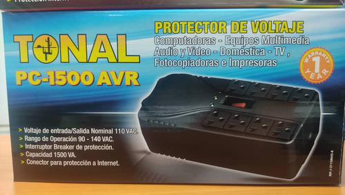 Protector De Voltaje  Modelo Pc-1500 Avr