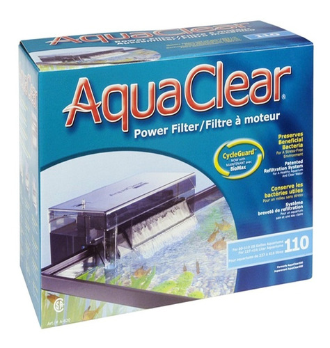 Filtro Cascada Aquaclear 110 C/ Materiales Acuarios 227-416l