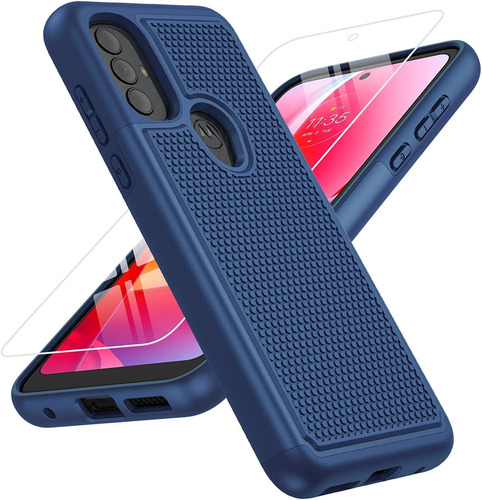 Funda Resistente Para Motorola Moto G Power 2022 +protector