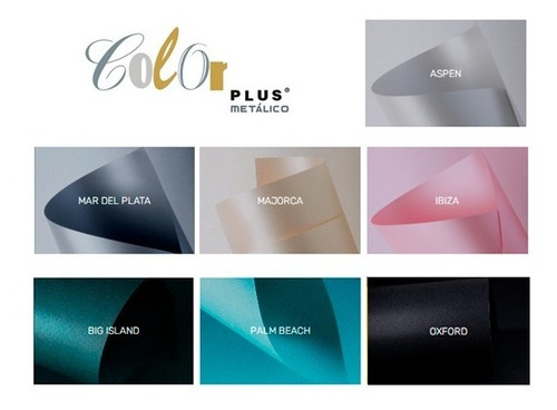 Papel Color Plus Metalizado A4 - 250g/m2 Com 125 Folhas