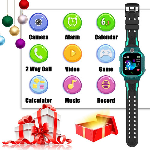 Smartwatch Pthtechus Y19 Con Música Y Juegos Para Niños Color De La Caja Azul