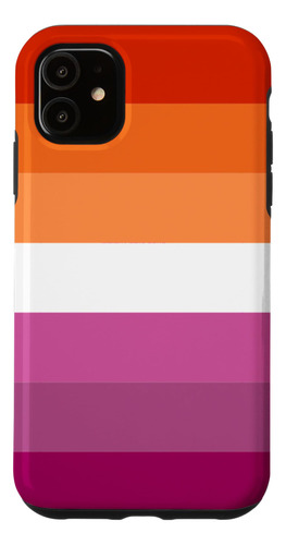 iPhone 11 Sunset Lesbian Pride Bandera Lgbtq Caso Comunitari