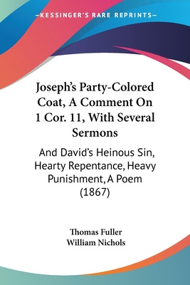 Libro Joseph's Party-colored Coat, A Comment On 1 Cor. 11...