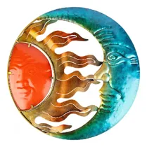 Comprar Decoración De Pared De Sol Y Luna, Arte De Pared De