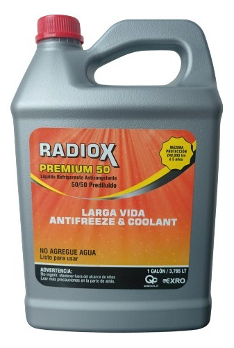 Radiox Premium 50-refrigerante Larga Vida