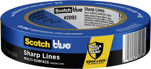 Scotchblue Sharp Lines Multi-surface Painter's Tape, 0.94...