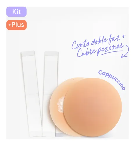 Cubre Pezón Más Cinta Adhesiva Invisible Ropa Doble Faz
