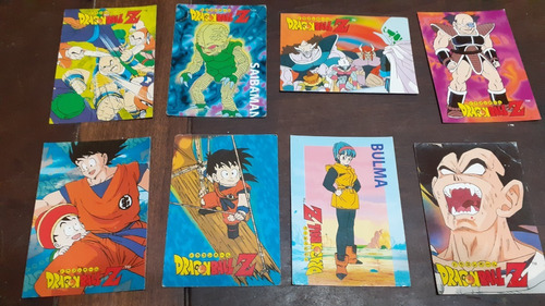 Lote 8 Cards ** Dragonball Z ** . Año 1998
