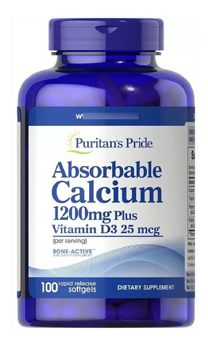 Calcio Absorbable 1200mg Plus - Unidad a $570