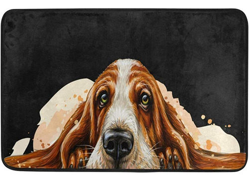 Alaza Perro Raza Basset Sabueso Felpudo Alfombra De Piso Ant