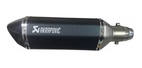 Exosto Pipeta Para Moto Titanio Akrapovic Bajo Y Alto Cc