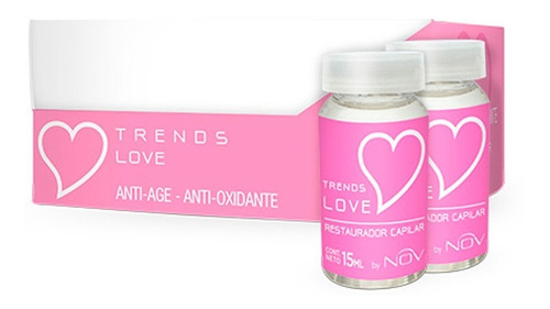15 Ampollas Love Rosa Nov Anti Age / Anti Oxidante X 15 Ml