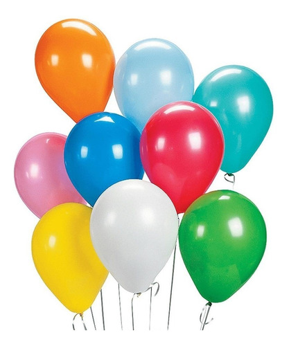 50 Globos Lisos R9 Color A Eleccion 1 X Bolsa 