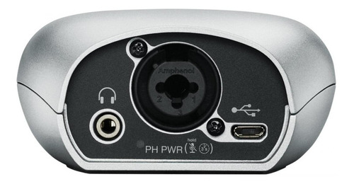 Interface Shure Mvi/a-ltg De Audio Digital Entrada Combo Color Plateado