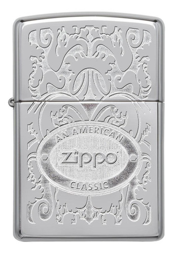Encendedor Zippo 100% Original Diseño Sello De Corona 24751
