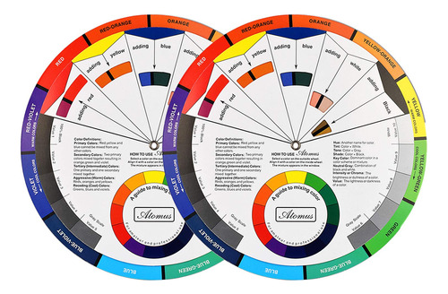 2 Rueda Creativa Dcolor Guia Aprendizaje Mezcla Pintura Arte