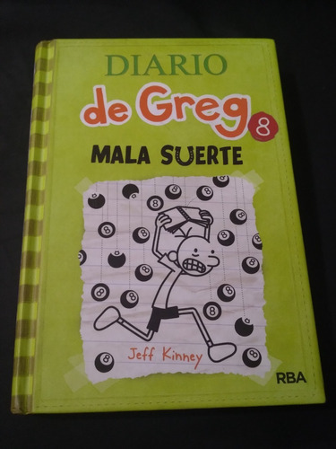 Libro Diario De Greg 8, Mala Suerte, Tapa Dura