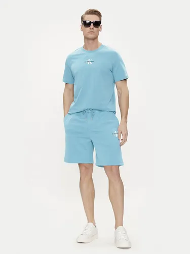 Polera Monologo Regular Azul Calvin Klein