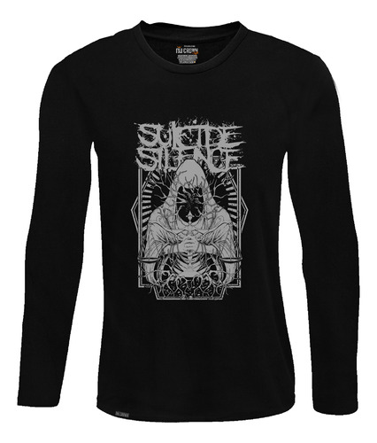 Camiseta Manga Larga Suicide Silence Banda Deathcore Lbo2