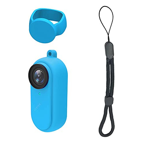 Estuche Goma Para Insta360 Go 2 Tapa Lente Cordon Insta