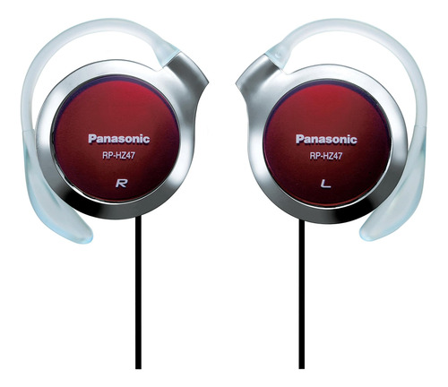 Panasonic Clip Headphone Rojo Rp-hz47-r (importado De Japón)