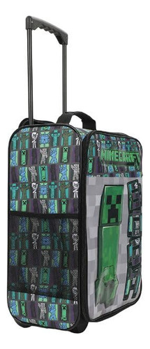 Maleta De Viaje Con Ruedas Bioworld Minecraft Creeper