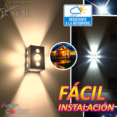Tortuga Farol Exterior 10 Efectos Rayo X Con Lampara Led 12w