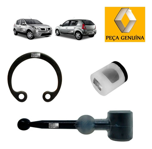 Kit Com Reparo Trambulhador Haste Buchas Sandero 2008 A 2014