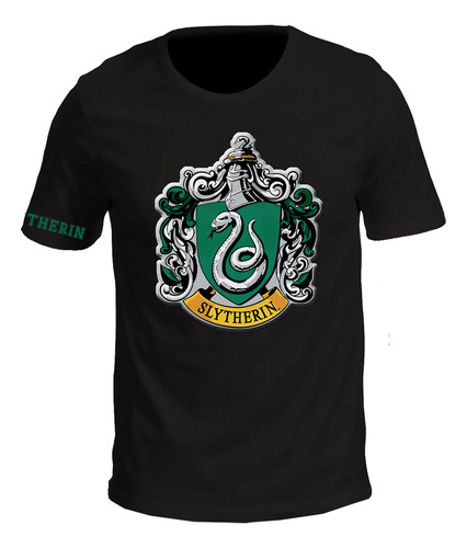 Playera Slytherin Casa Colegio Hogwarts Harry Potter