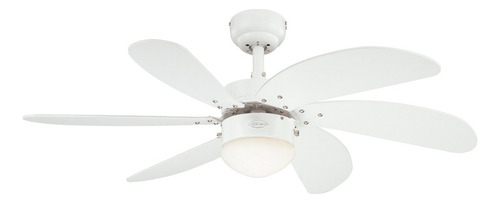 Ventilador de techo Turbo Max 42 Pulgadas Blanco Seis Aspas Westinghouse
