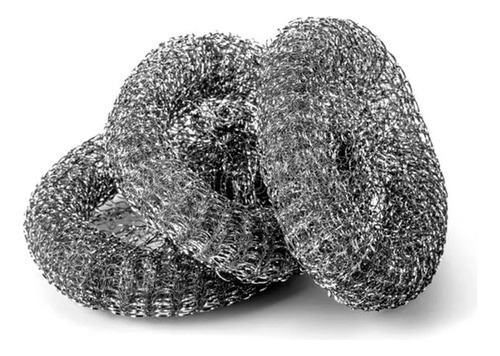 Fibra De Acero Metalica Lava Trastes Set 3 Unidades 40gramos