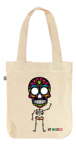 By Mexico Totebag Bolsa Calavera