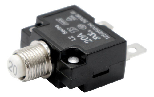 Disyuntor De Con Botón Pulsador 12v-24v De 1 Pieza Con