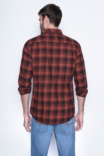 Camisa Check Orlando Fj Marrón Fw2024 Ferouch