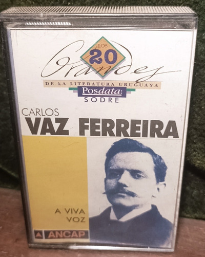 Casette Sodre Museo De La Palabra Carlos Vaz Ferreira N°10.